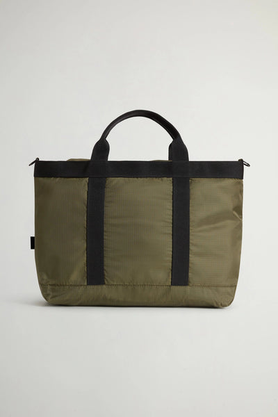 Woolrich Ripstop Tote Dark Green