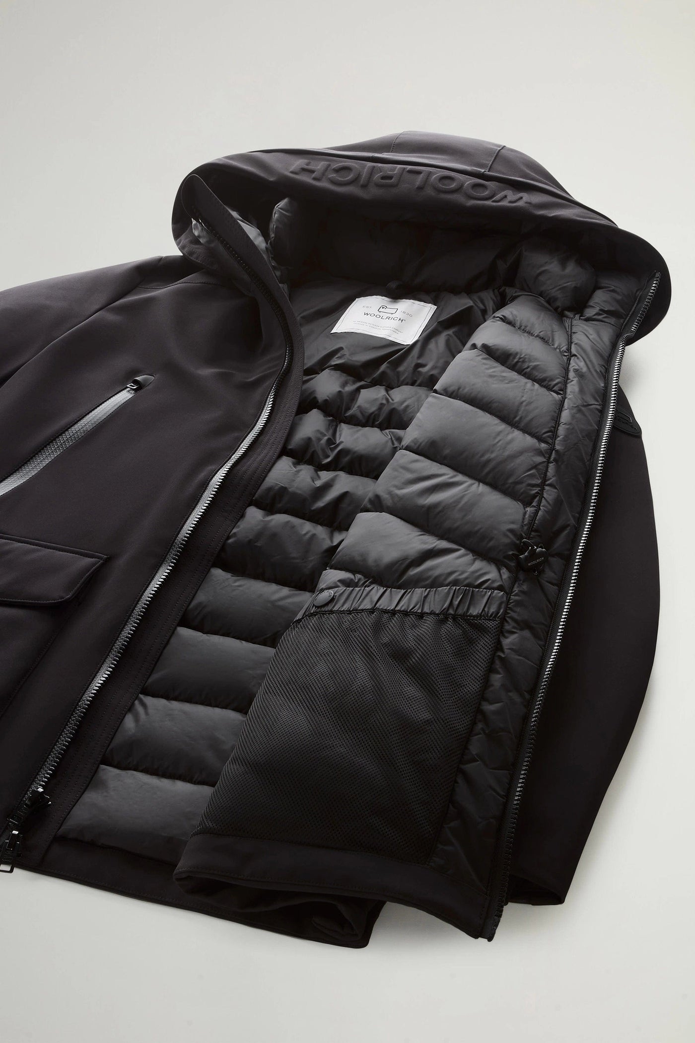 Woolrich Parka in Tech Softshell