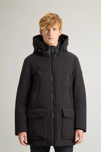 Woolrich Parka in Tech Softshell