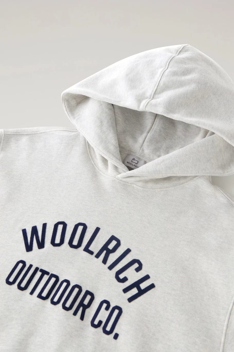 Woolrich Organic Cotton Script Hoodie