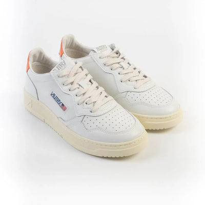 Autry Medalist Low Man Leat/Leat Wht/Prorange