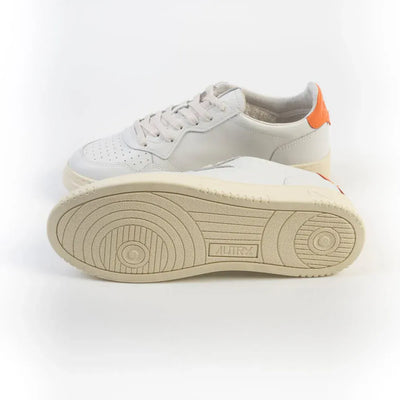 Autry Medalist Low Man Leat/Leat Wht/Prorange