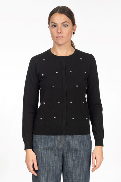 Diana Gallesi Cardigan con ricamo