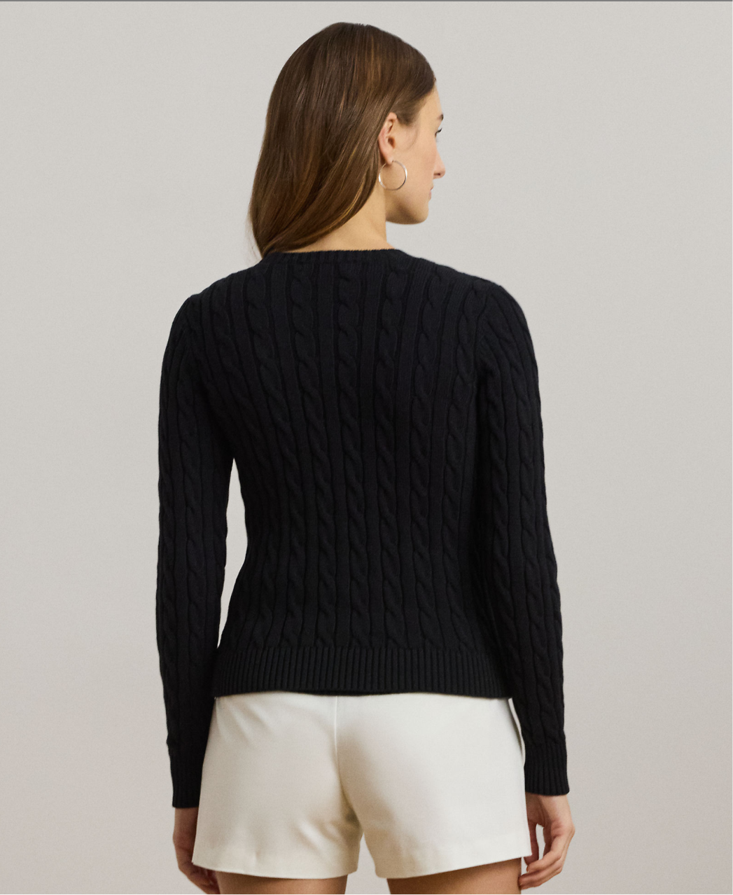 Lauren Ralph Lauren Cardigan in cotone a trecce