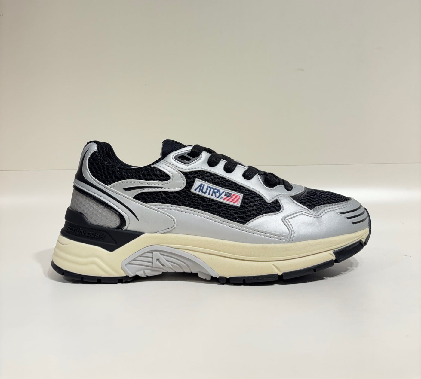 Autry Hyperway Low Man Mesh/Mirror Silver/Blk