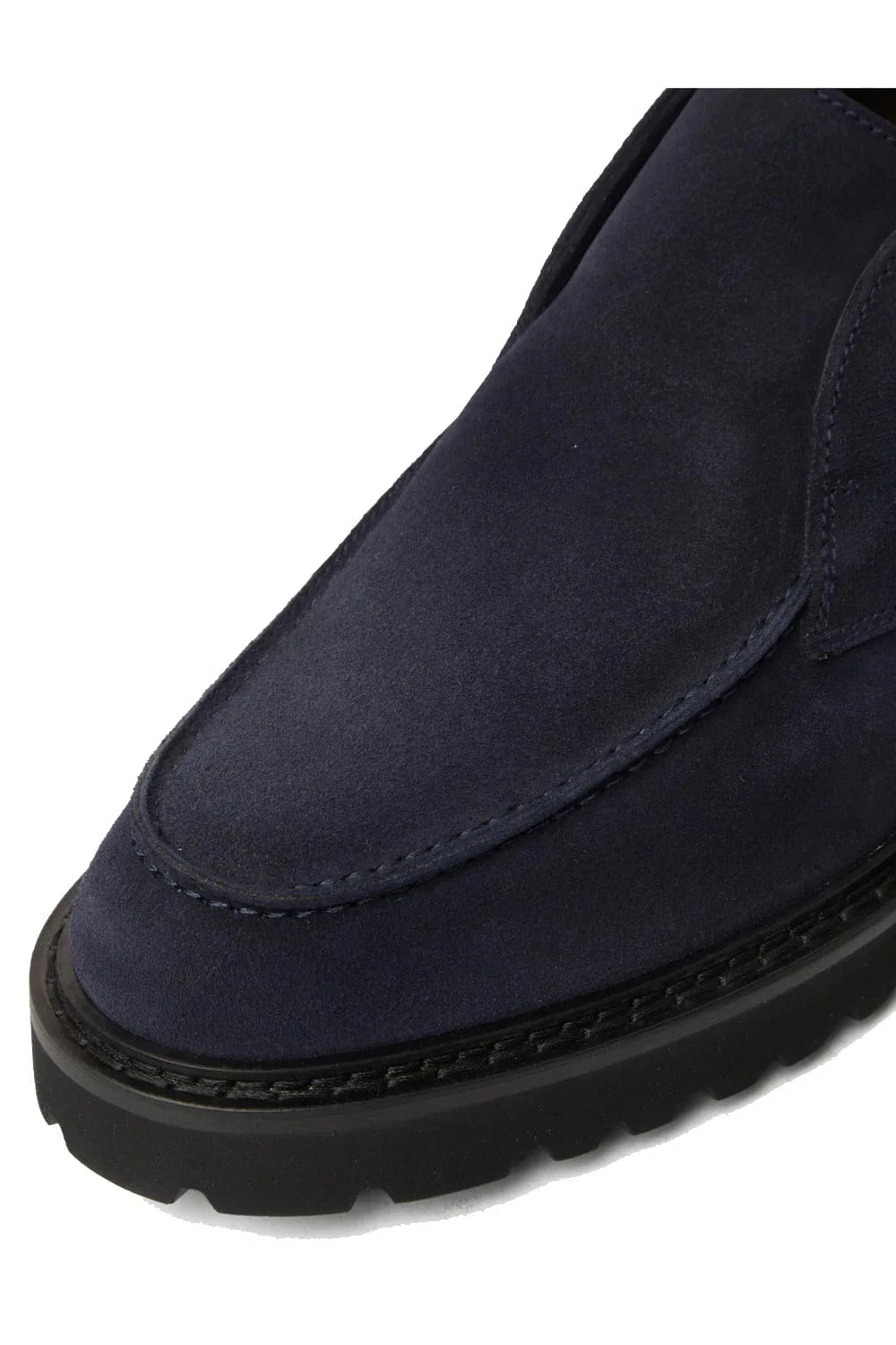 Doucal's Polacchini In Camoscio Senza Lacci Blu