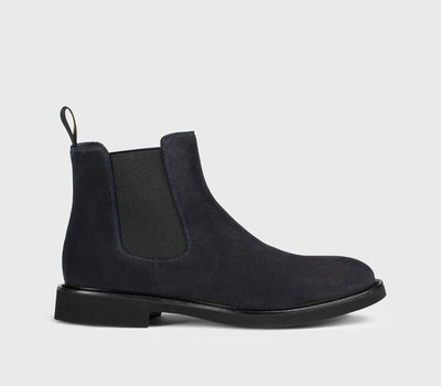 Doucal's Stivaletto In Suede Blu