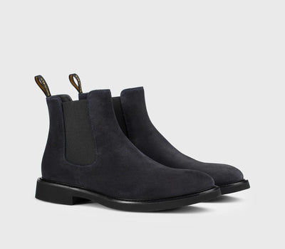 Doucal's Stivaletto In Suede Blu