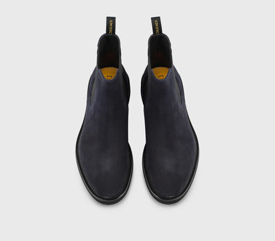 Doucal's Stivaletto In Suede Blu