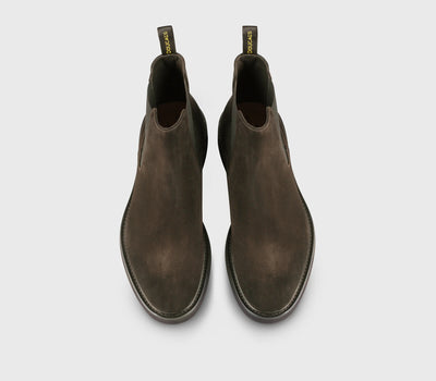 Doucal's Stivaletto In Suede Marrone
