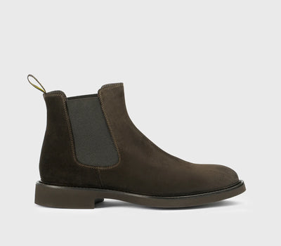 Doucal's Stivaletto In Suede Marrone