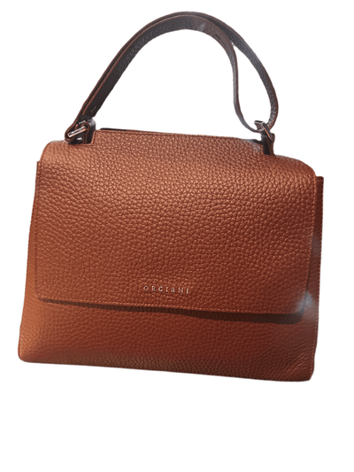 Orciani Borsa Sveva Soft Medium a spalla in pelle con tracolla