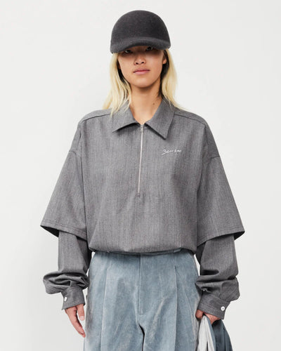 Bonsai Baseball Half Zip Shirt