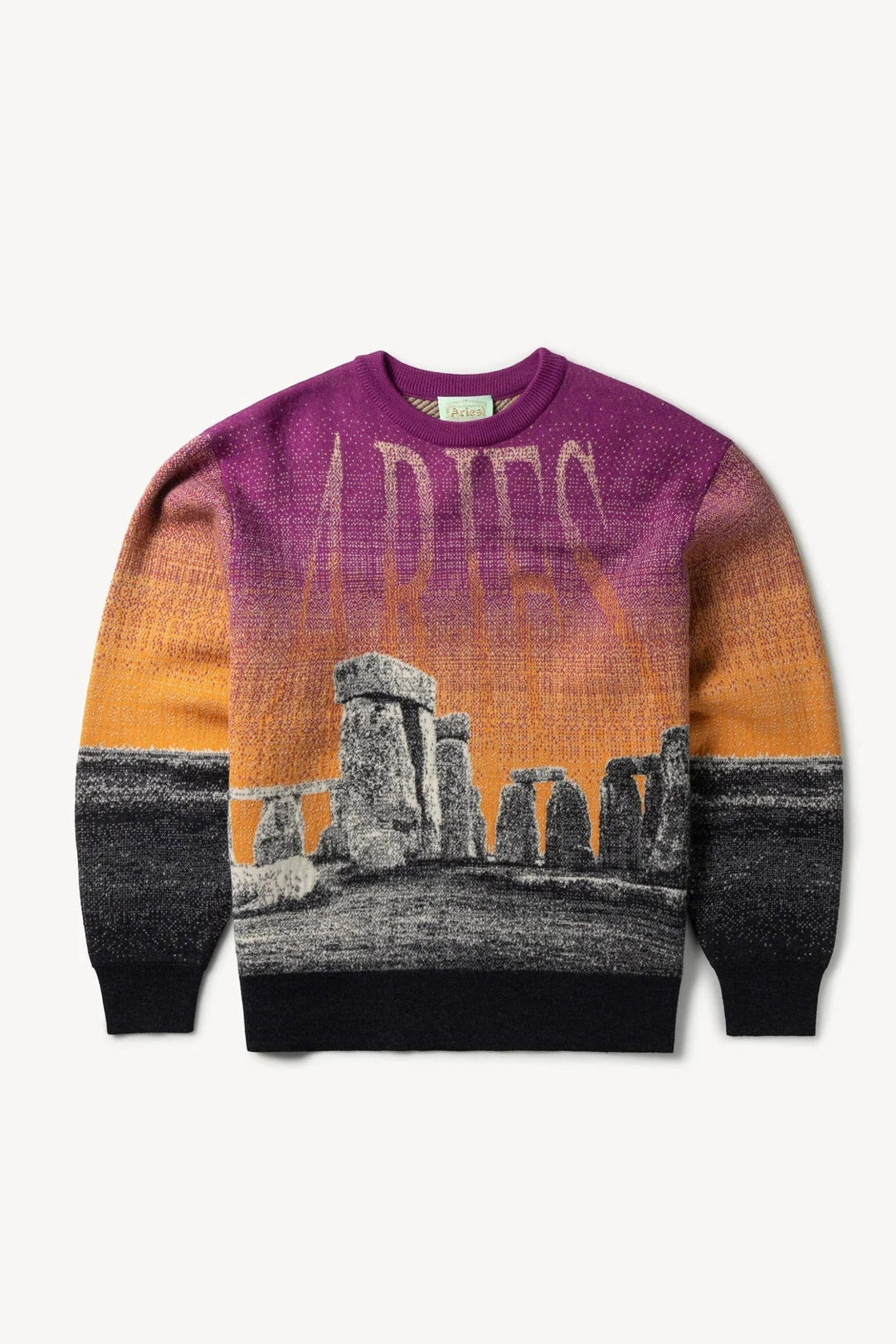 aries ★Henry Neck kint FUAR20040_HENGE_KNIT_JUMPER_MU