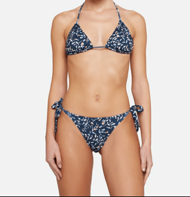 Pesciolino Rosso Bikini Donna Triangolo Lycra Lyberty