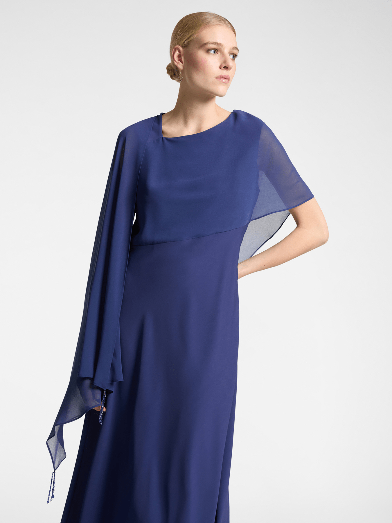 Elena Mirò Abito lungo elegante con stola