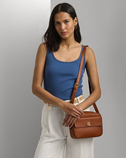 Lauren Ralph  Lauren Camera bag media Marcy in pelle