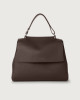 Orciani Borsa Sveva Soft Media a spalla in pelle con tracolla