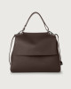 Orciani Borsa Sveva Soft Media a spalla in pelle con tracolla
