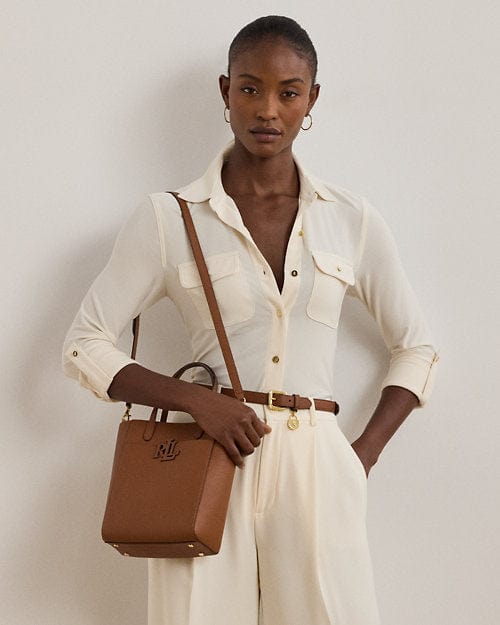Lauren  Ralph  Lauren Tote Cameryn piccola in pelle martellata
