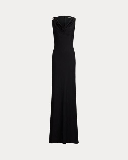 Lauren Ralph Lauren Abito in jersey con collo ad anello