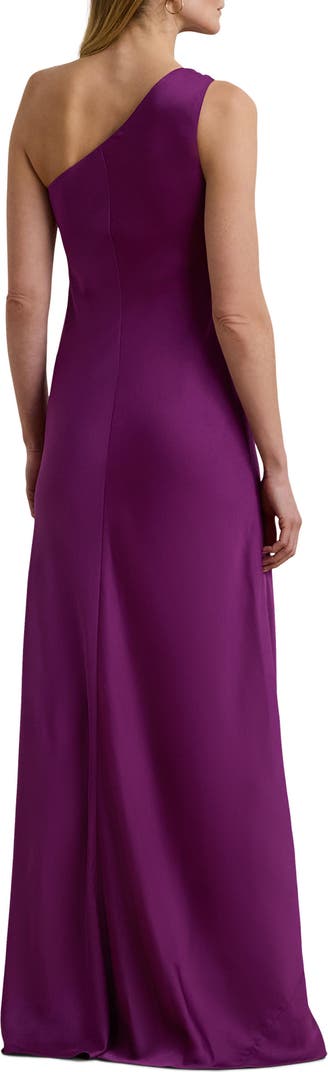 Lauren Ralph Lauren Abito monospalla in charmeuse