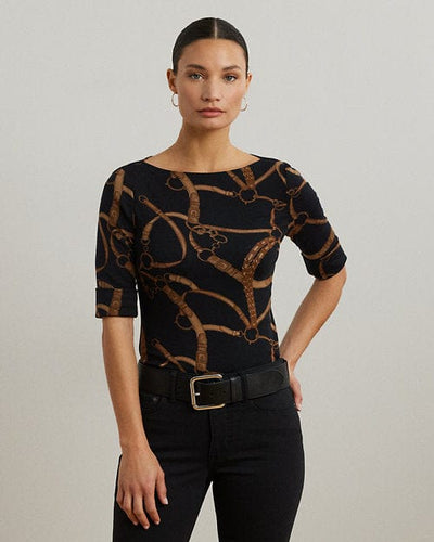 Lauren Ralph Lauren Maglietta con scollo a barchetta