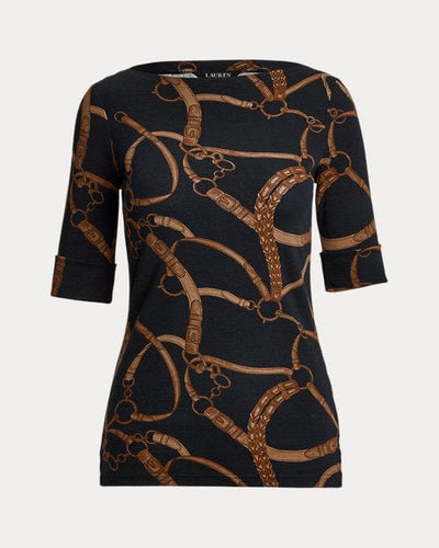 Lauren Ralph Lauren Maglietta con scollo a barchetta