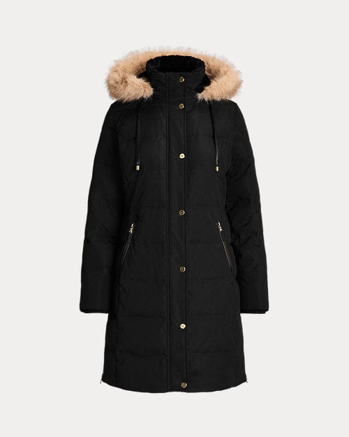 Lauren Ralph Lauren Piumino con pelliccia ecologica