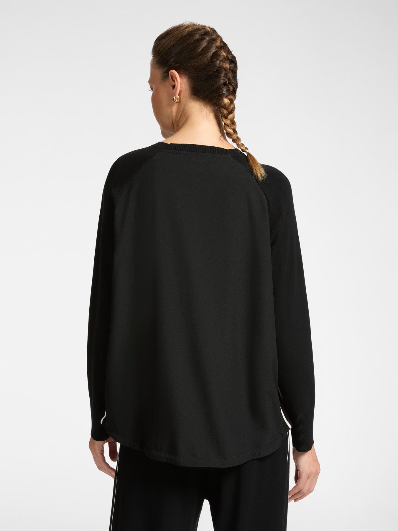 Elena Mirò  Maglia raglan bimaterica