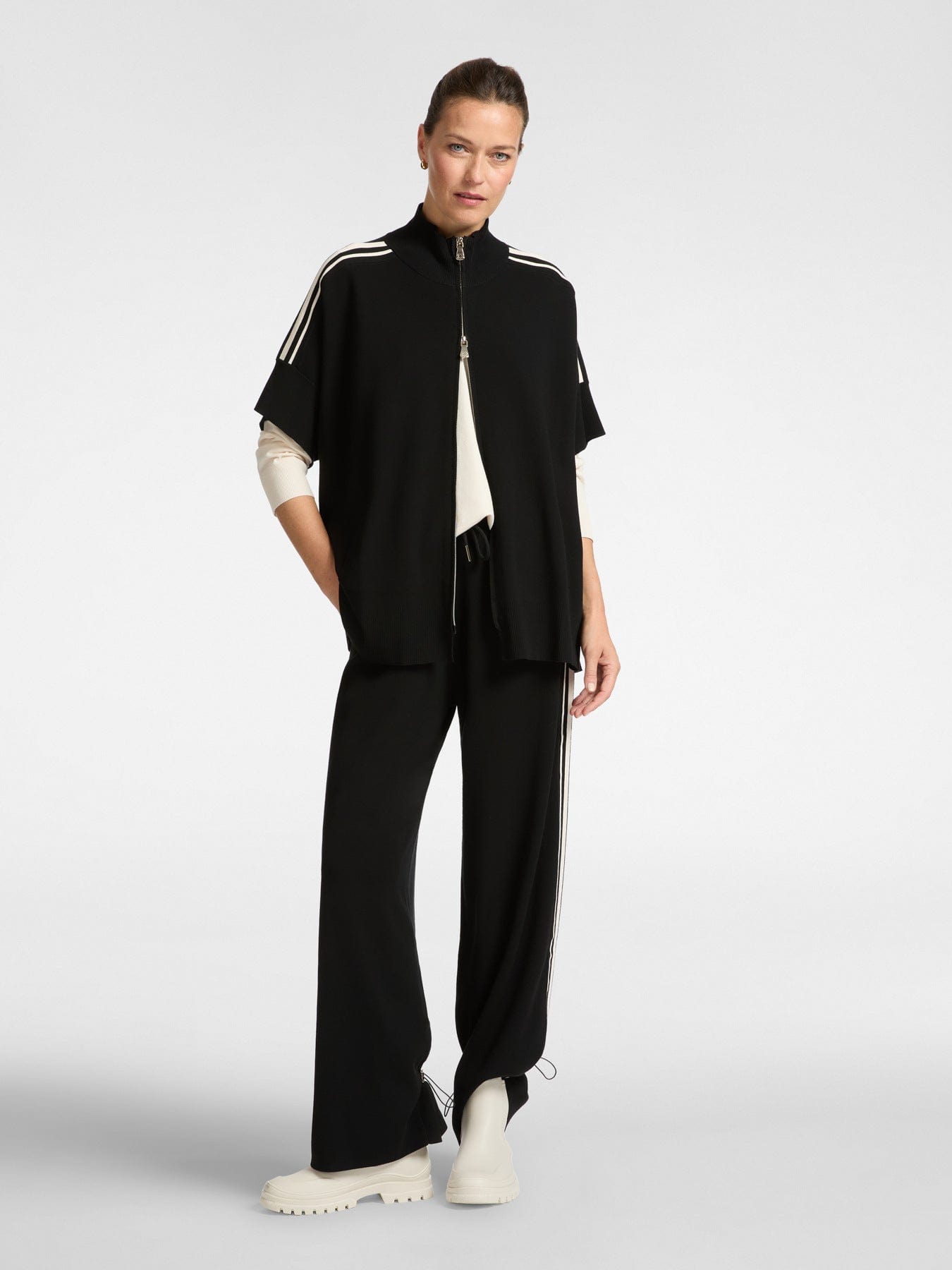Elena Mirò Pantaloni ampi in maglia