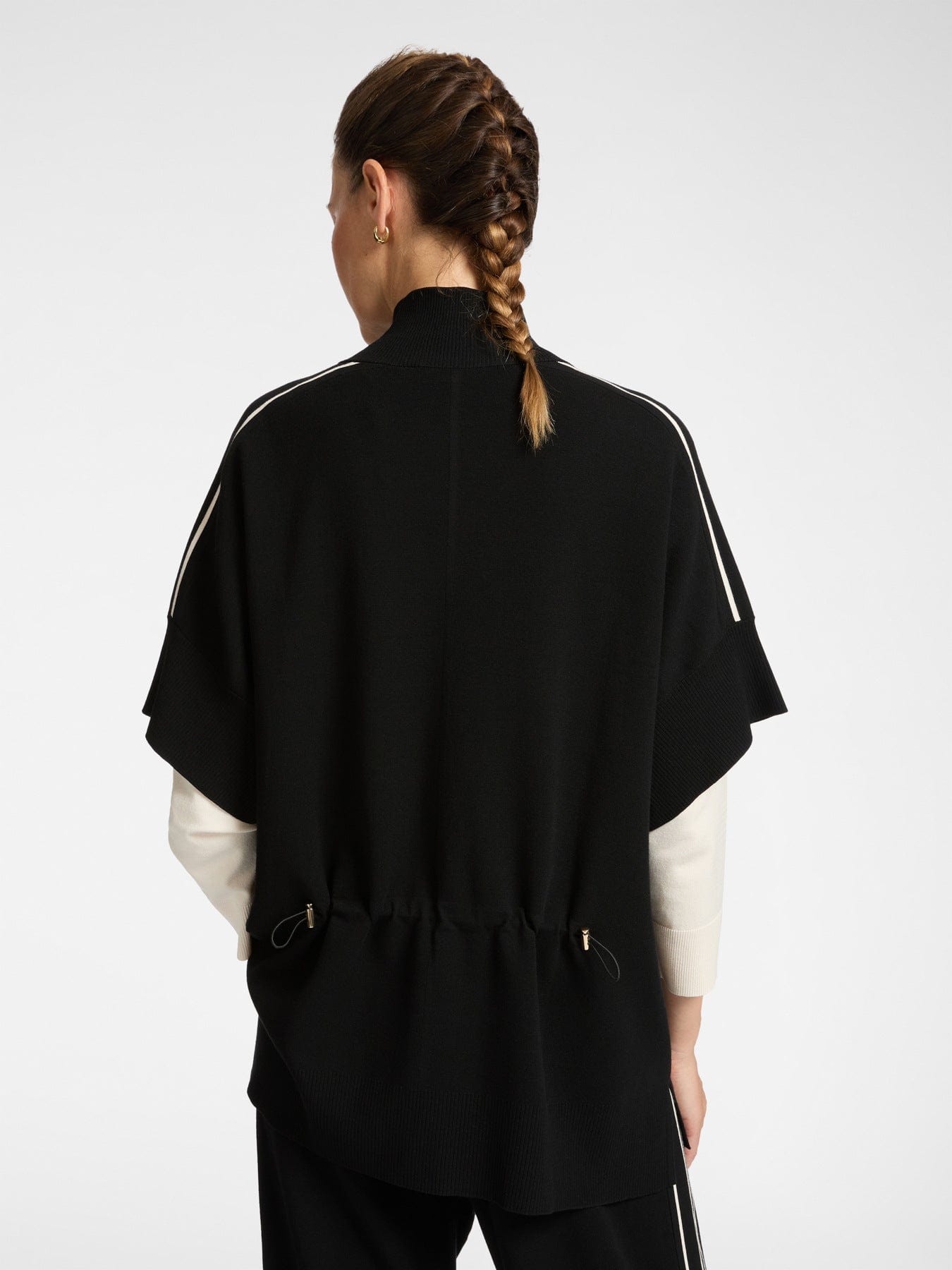 Elena Mirò Cappa in maglia con righe
