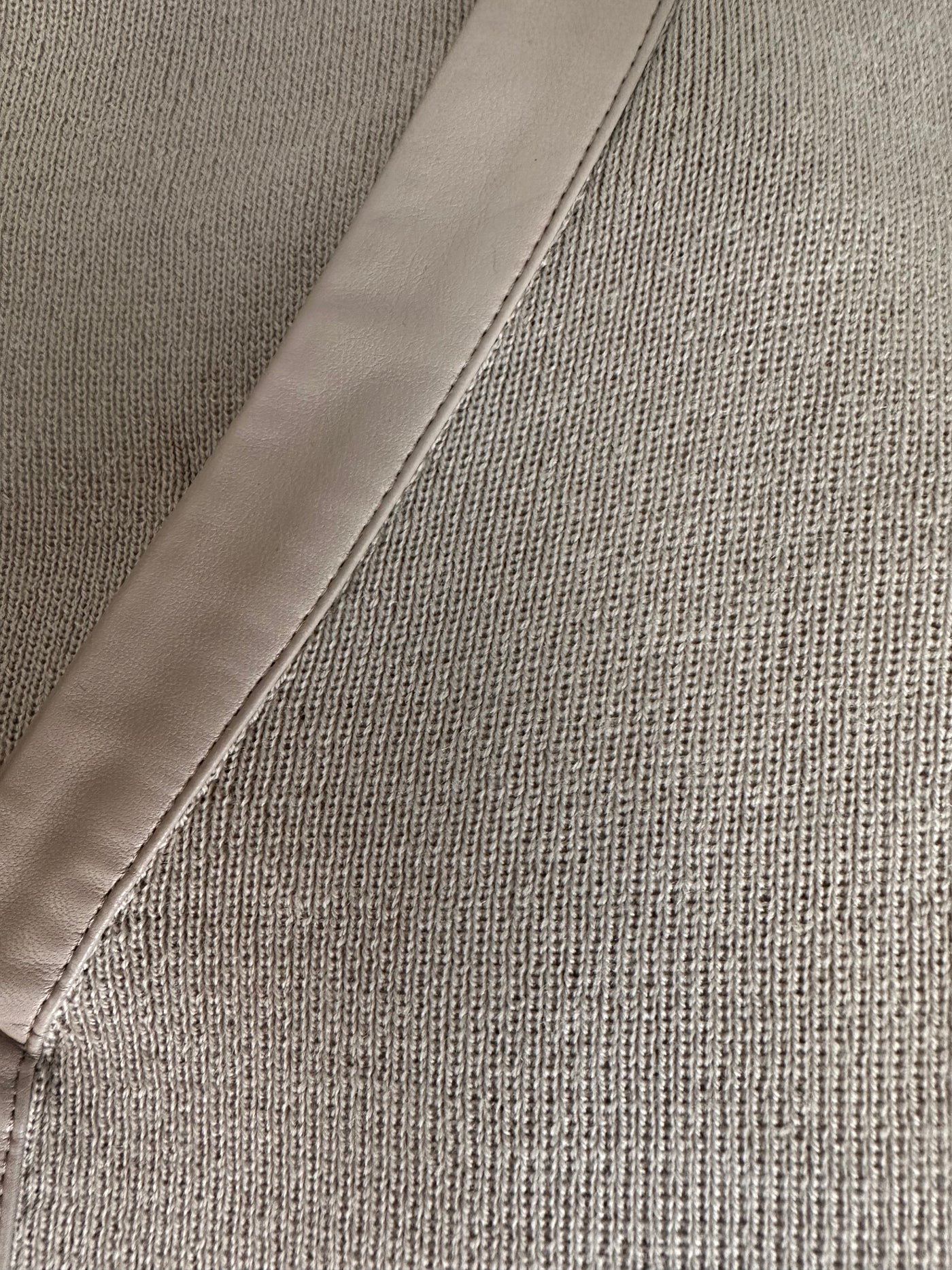 Nenette Maglia inserto in ecopelle