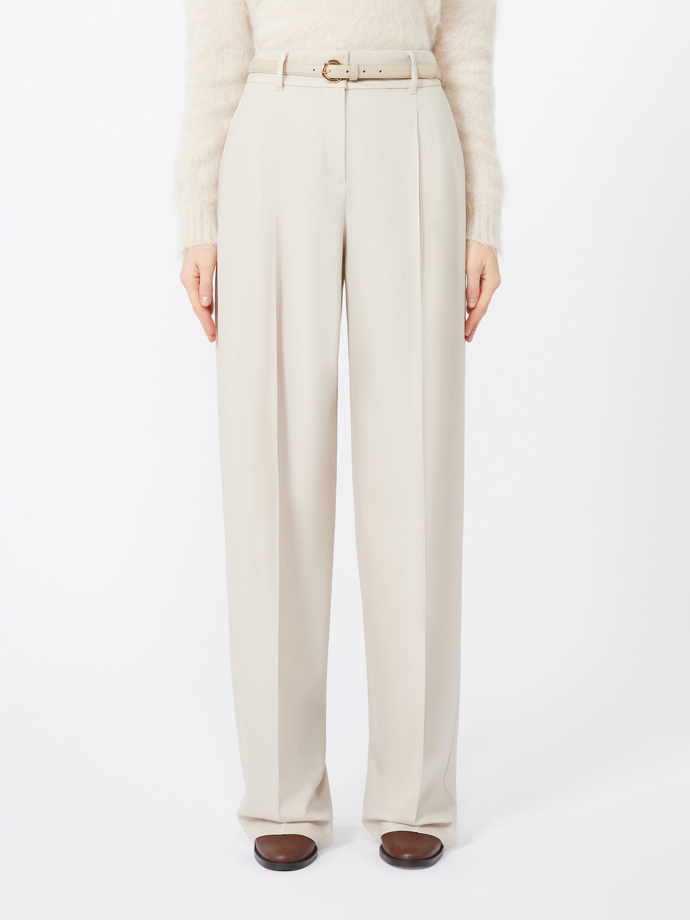 Max Mara  Studio Pantalone in saglia di lana
