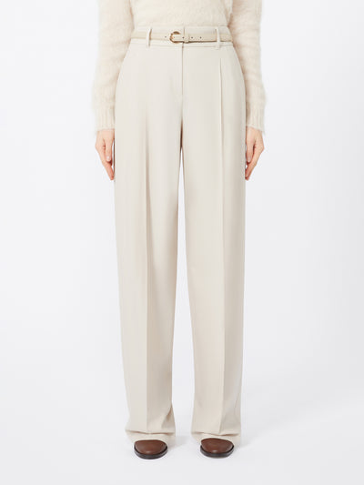 Max Mara  Studio Pantalone in saglia di lana
