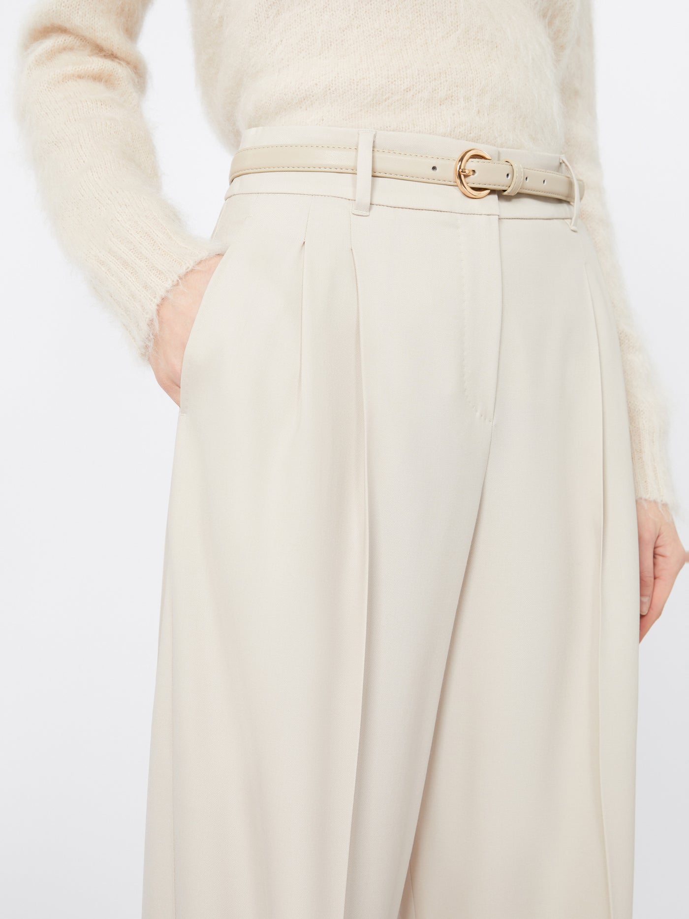 Max Mara  Studio Pantalone in saglia di lana