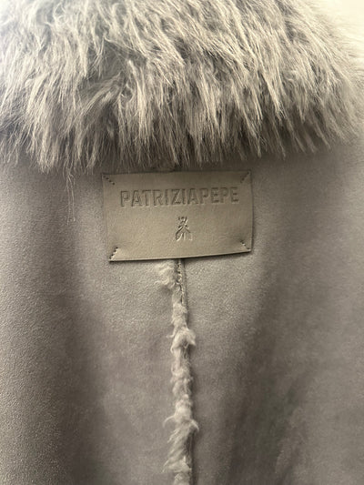 Patrizia Pepe Giubbotto fluffy corto reversibile