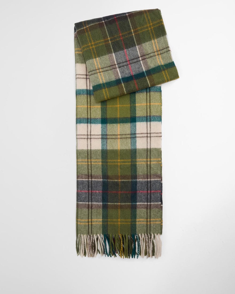 Barbour Sciarpa con motivo tartan in lana d’agnello Serena