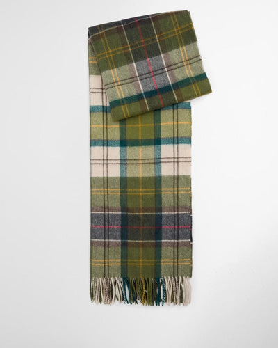 Barbour Sciarpa con motivo tartan in lana d’agnello Serena