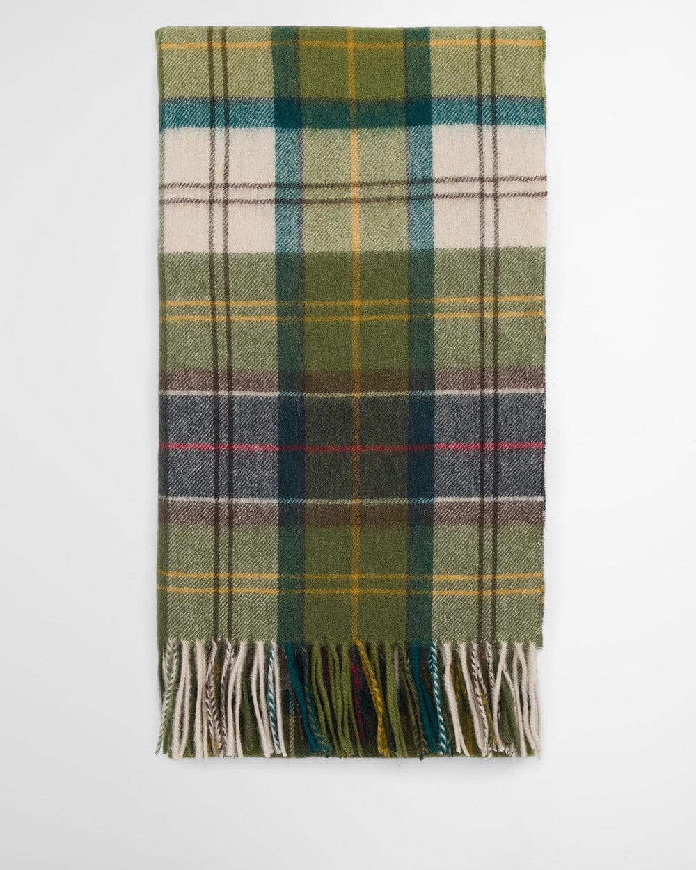 Barbour Sciarpa con motivo tartan in lana d’agnello Serena