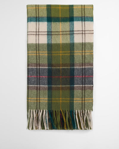 Barbour Sciarpa con motivo tartan in lana d’agnello Serena
