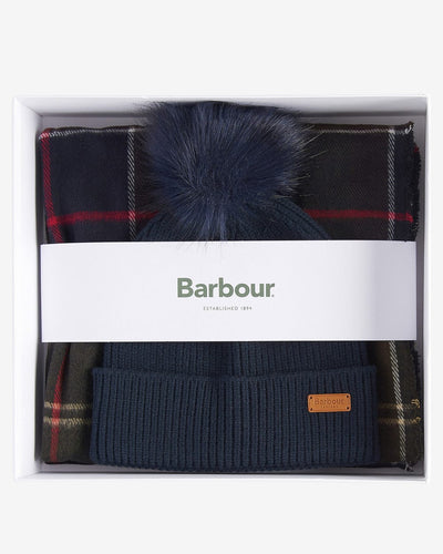 Barbour Set  Berretto Dover & Sciarpa Hailes
