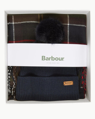 Barbour Set  Berretto Dover & Sciarpa Hailes