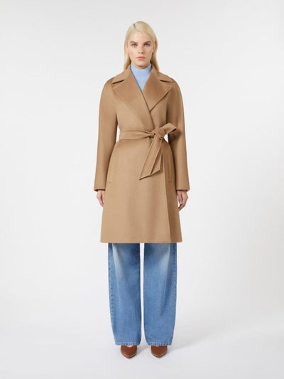 Max Mara Studio Cappotto a vestaglia in lana