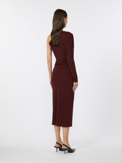 Max Mara Studio Abito monospalla in jersey