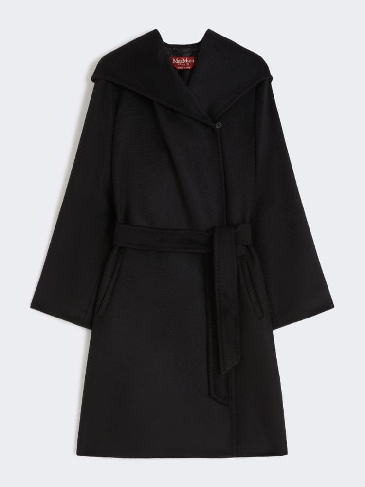 Max Mara Studio Cappotto con cappuccio in lana
