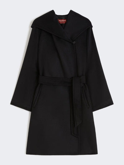 Max Mara Studio Cappotto con cappuccio in lana