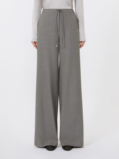 Max Mara Studio Pantalone a coulisse in saglia di lana