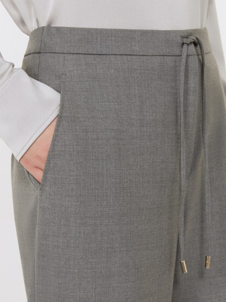 Max Mara Studio Pantalone a coulisse in saglia di lana