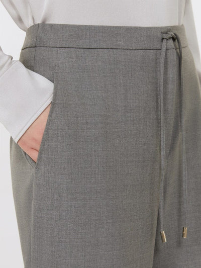 Max Mara Studio Pantalone a coulisse in saglia di lana